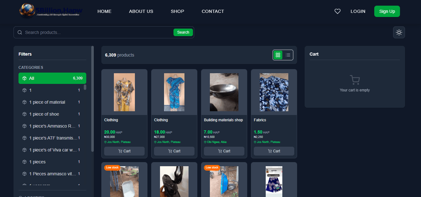 NGO E-Commerce Store - Detailed View